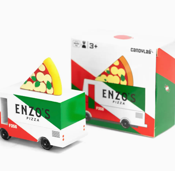 Candylab Enzo'z Pizza Wooden Toy Truck – Highland & Heather