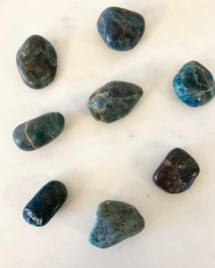 Blue Apatite Tumbled Stone