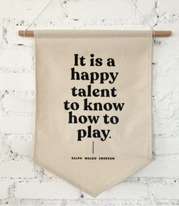 Happy Talent — Wall Hanging