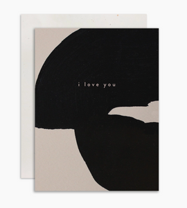 Love Noir - Hand Painted Card