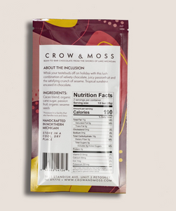 Crow & Moss — Passion Fruit Sesame Chocolate Bar